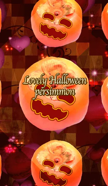 [LINE着せ替え] Lovely Halloween persimmonの画像1