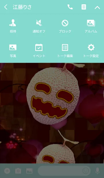 [LINE着せ替え] Lovely Halloween melonの画像4