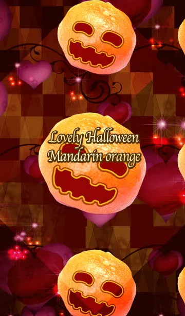 [LINE着せ替え] Lovely Halloween Mandarin orangeの画像1