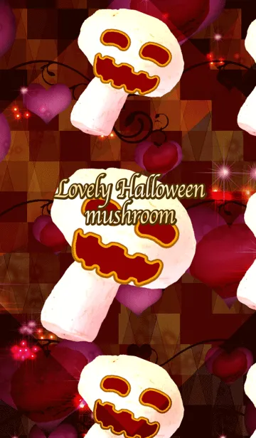 [LINE着せ替え] Lovely Halloween mushroomの画像1