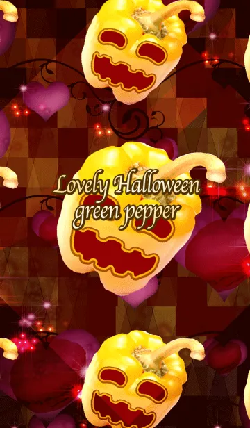 [LINE着せ替え] Lovely Halloween green pepperの画像1