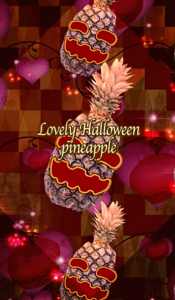 [LINE着せ替え] Lovely Halloween pineappleの画像1