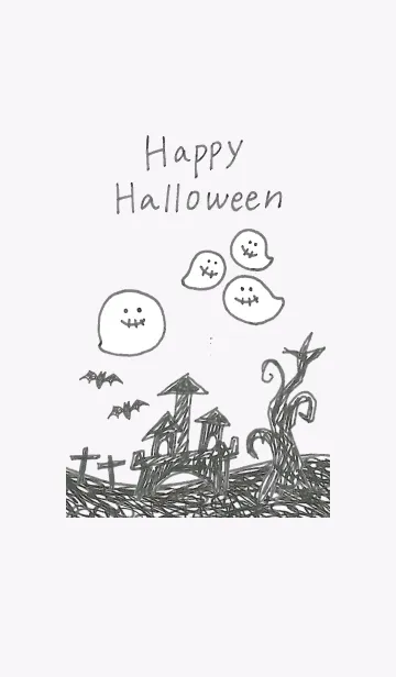 [LINE着せ替え] ハロハロウィン！おばけちゃんの画像1