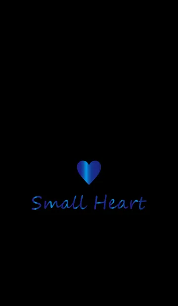 [LINE着せ替え] Small Heart *GlossyBlueの画像1