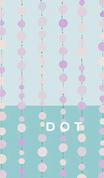 [LINE着せ替え] ドット/グリーン16の画像1