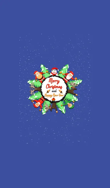 [LINE着せ替え] Merry Christmas and Happy New Year V.001の画像1