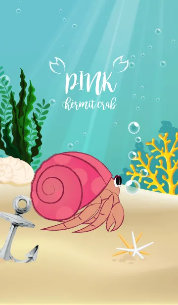 [LINE着せ替え] Hermit crab water diveの画像1