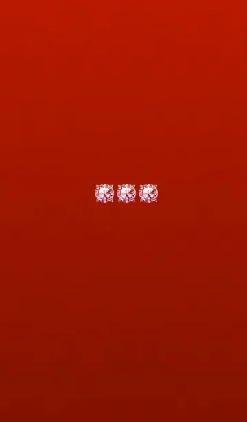 [LINE着せ替え] 3つの幸運レッドオレンジアメジストの画像1