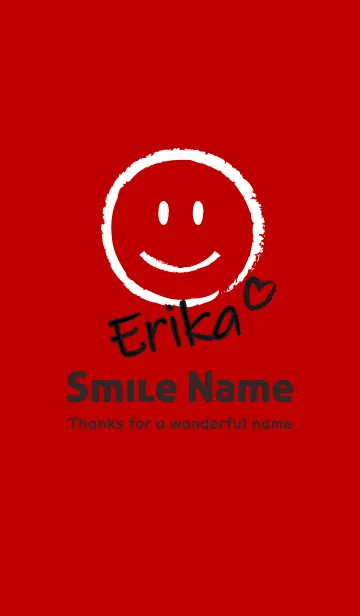 [LINE着せ替え] Smile Name えりかの画像1