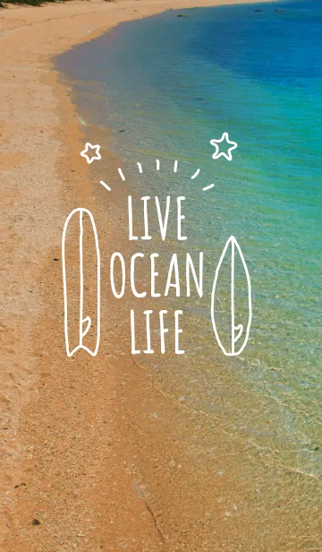 [LINE着せ替え] LIVE OCEAN LIFEの画像1