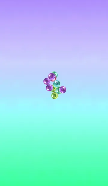 カラフルビー玉パープルピンクの着せ替えメイン画像