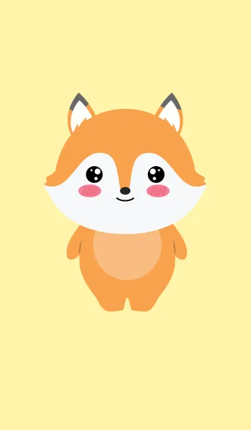 [LINE着せ替え] Face Fox Theme (jp)の画像1