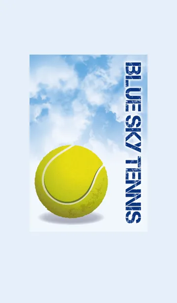 [LINE着せ替え] ブルースカイテニスの画像1