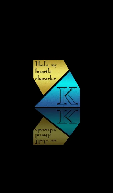 [LINE着せ替え] Good fortune Initials 11 "K"(j)の画像1