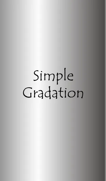 [LINE着せ替え] Simple Gradation -SILVER2-の画像1