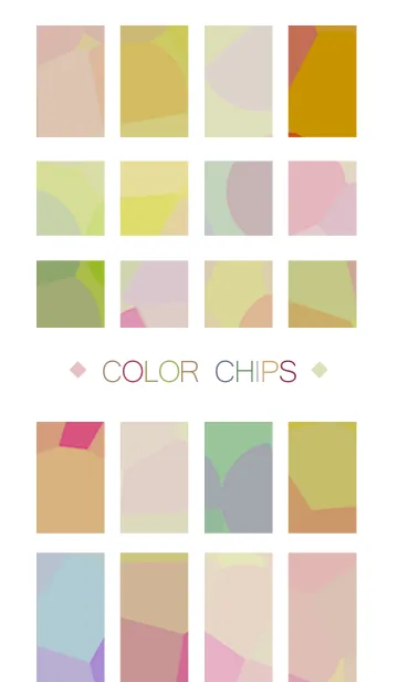 [LINE着せ替え] artwork_Color Chipsの画像1