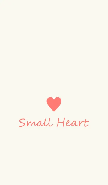 [LINE着せ替え] Small Heart *LightOrange*の画像1