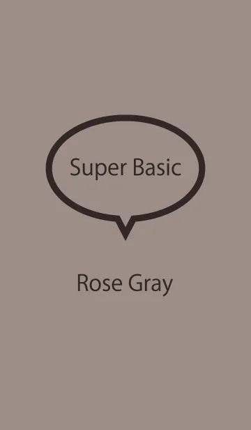 [LINE着せ替え] Super Basic Rose Grayの画像1