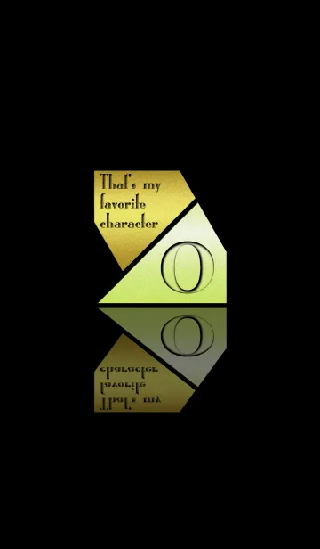 [LINE着せ替え] Good fortune Initials 11 "O"(j)の画像1