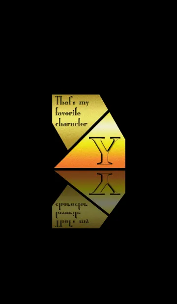 [LINE着せ替え] Good fortune Initials 11 "Y"(j)の画像1