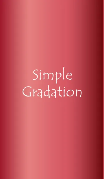 [LINE着せ替え] Simple Gradation -GlossyRed-の画像1