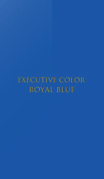 [LINE着せ替え] Executive Color Royal Blueの画像1