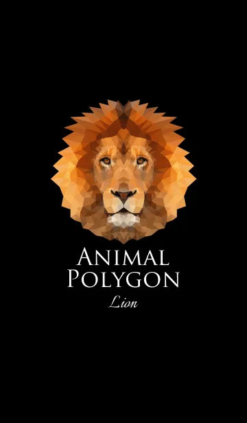 [LINE着せ替え] ANIMAL POLYGON [Lion]の画像1