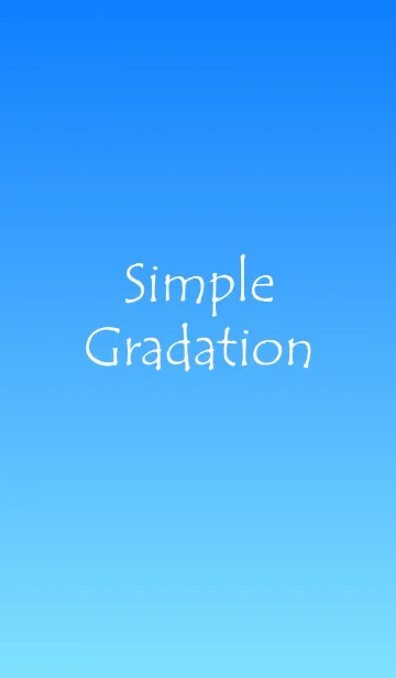 [LINE着せ替え] Simple Gradation -SKY 5-の画像1