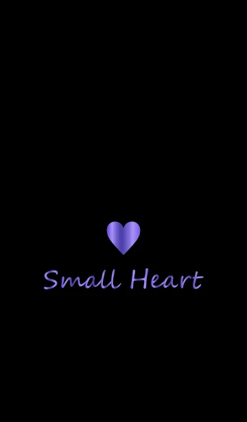 [LINE着せ替え] Small Heart *GlossyPurple2*の画像1