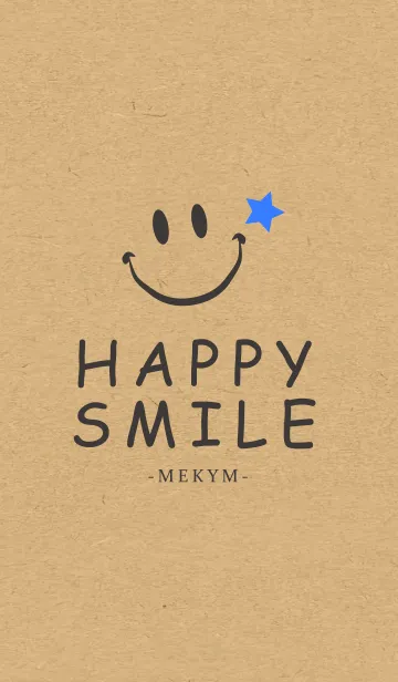 [LINE着せ替え] HAPPY SMILE STAR KRAFT 6 -MEKYM-の画像1