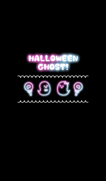 [LINE着せ替え] Cute！ Pop！ Halloween Ghost☆☆3の画像1