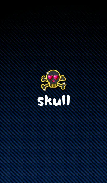 [LINE着せ替え] Skull[Carbon]の画像1