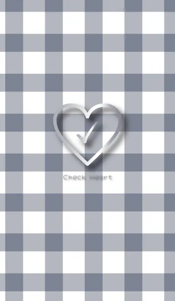 [LINE着せ替え] check Heart 2.の画像1