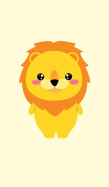 [LINE着せ替え] Face Lion Theme (jp)の画像1