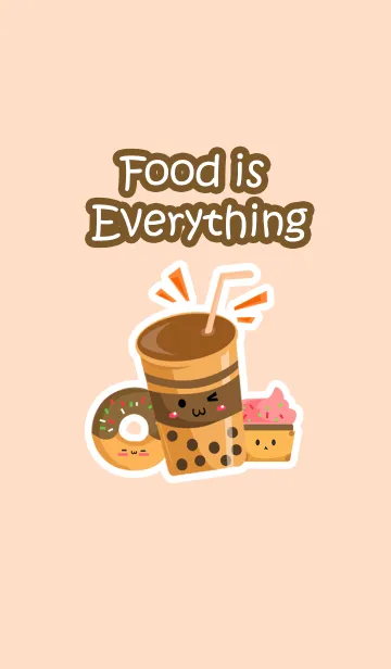[LINE着せ替え] Food is Everything.の画像1
