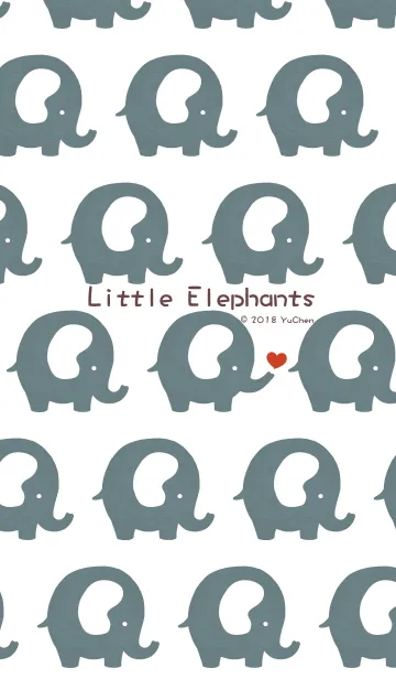 [LINE着せ替え] Little Elephantsの画像1