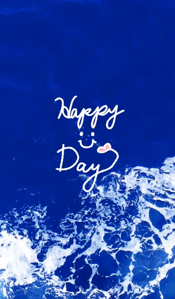 [LINE着せ替え] 夏の海-スマイル19-の画像1