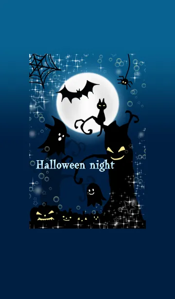 [LINE着せ替え] Blue moon Halloween night！！の画像1