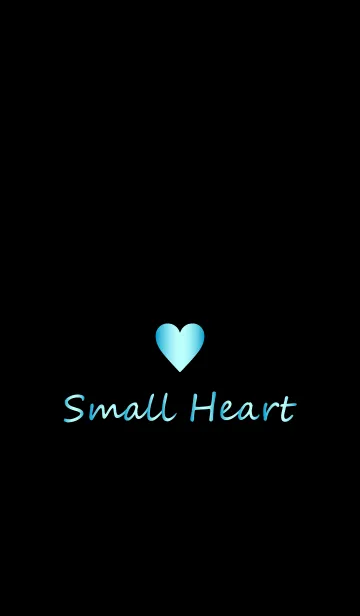 [LINE着せ替え] Small Heart *GlossyBlue3*の画像1