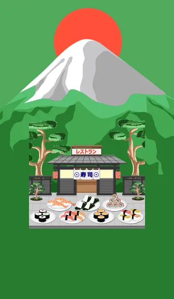 [LINE着せ替え] Sushi : The Japanese Foodの画像1