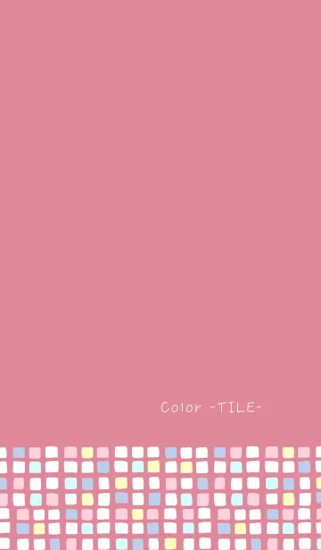 [LINE着せ替え] Color -TILE- 59の画像1