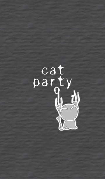 [LINE着せ替え] cat party9の画像1
