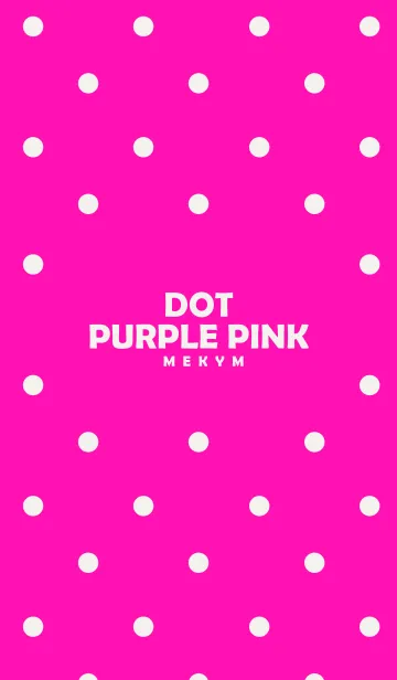 [LINE着せ替え] -DOT PURPLE PINK-の画像1
