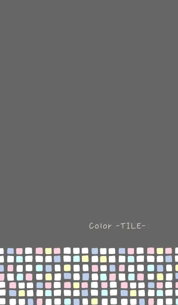 [LINE着せ替え] Color -TILE- 60の画像1