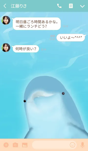 [LINE着せ替え] Dolphin*の画像3