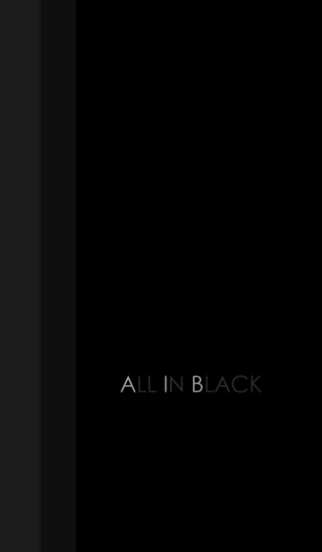 [LINE着せ替え] ALL IN BLACKの画像1