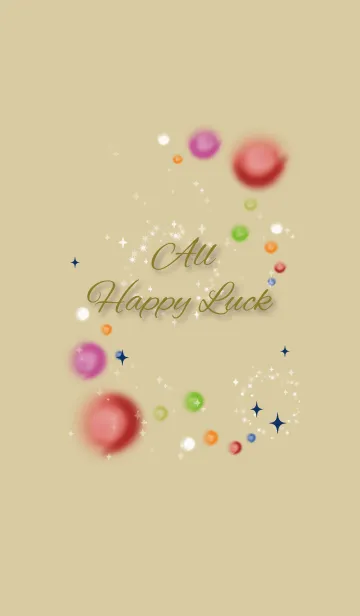 [LINE着せ替え] ネイビー / さり気なく幸運を呼ぶ水彩風水の画像1