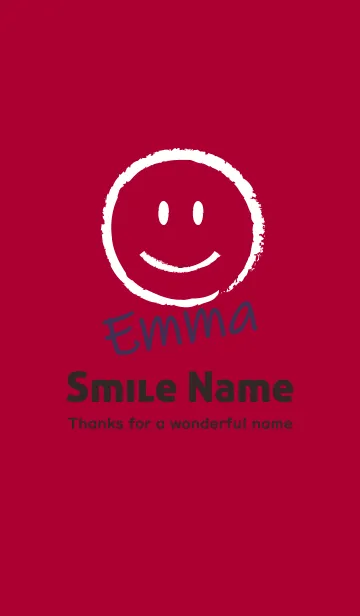 [LINE着せ替え] Smile Name Emmaの画像1