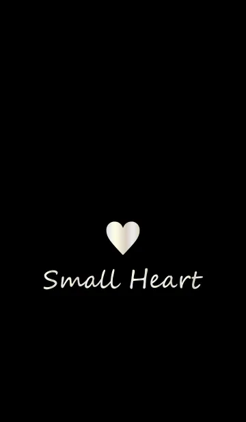 [LINE着せ替え] Small Heart *WHITEGOLD*の画像1