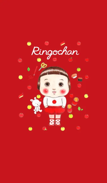 [LINE着せ替え] りんごちゃん。の画像1